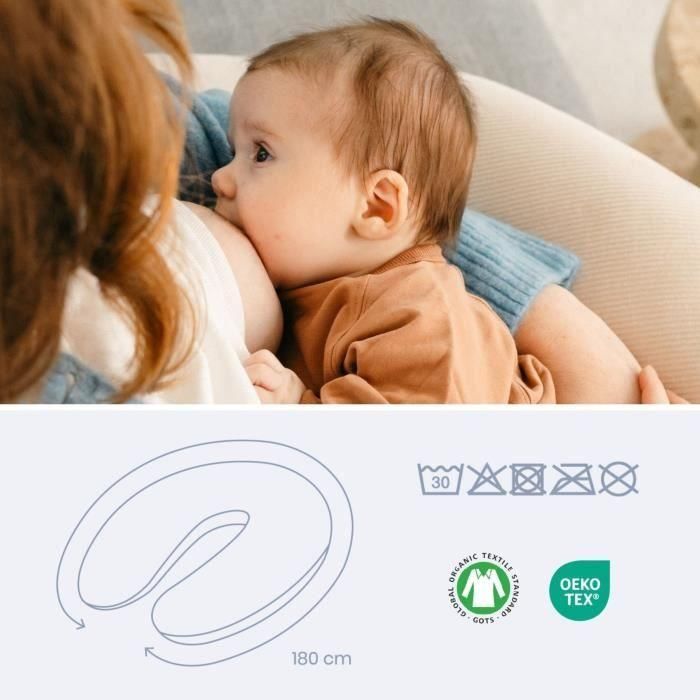 Doomoo BAD5400653010725 Almohada de Embarazo y Lactancia Buddy, con Máxima Comodidad, Oeko-Tex, Corduroy Beige 3 Doomoo BAD5400653010725 Almohada de Embarazo y Lactancia Buddy, con Máxima Comodidad, Oeko-Tex, Corduroy Beige 3