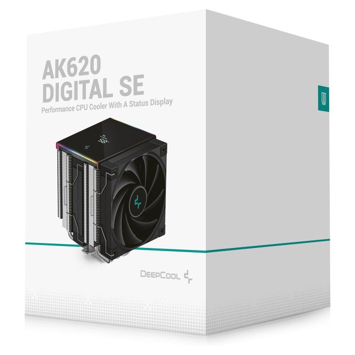 Deepcool AK620 DIGITAL SE Refrigerador de Aire con Pantalla Digital para Procesador LGA 1700 AM5