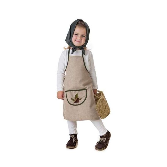 Castañera beige hojas-castaña talla 5 (11-13 años) Castañera beige hojas-castaña talla 5 (11-13 años)