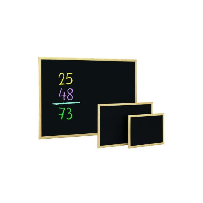 Pizarra Negra Marco Pino 30X40 Cm