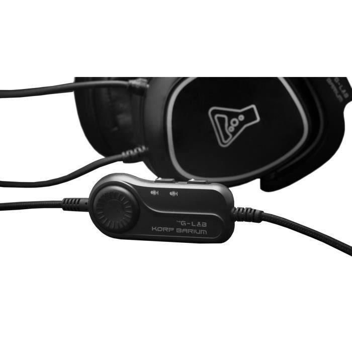 Auriculares para juegos con cable - THE G-LAB - KORP BARIUM - Negro 5