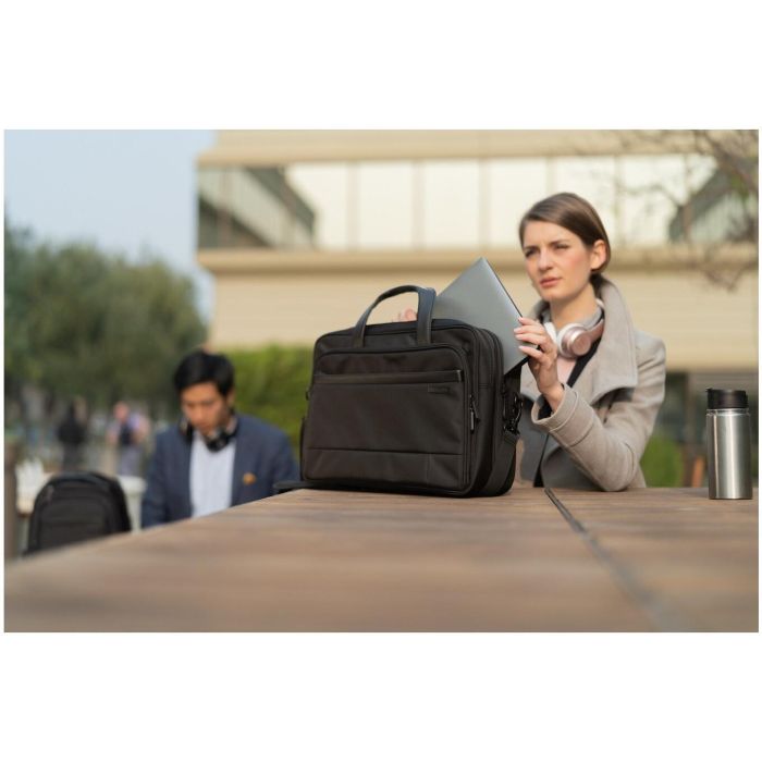 Kensington Contour 2.0 Business Maletín para Portátil 15.6 pulgadas Negro Ergonómico, con Bolsillo de Seguridad RFID y Cremallera Antipunzadas 4