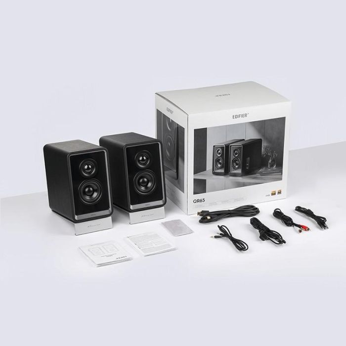 Edifier QR65 Aktive Design-Lautsprecher. RGB. 70Watt schwarz retail 5