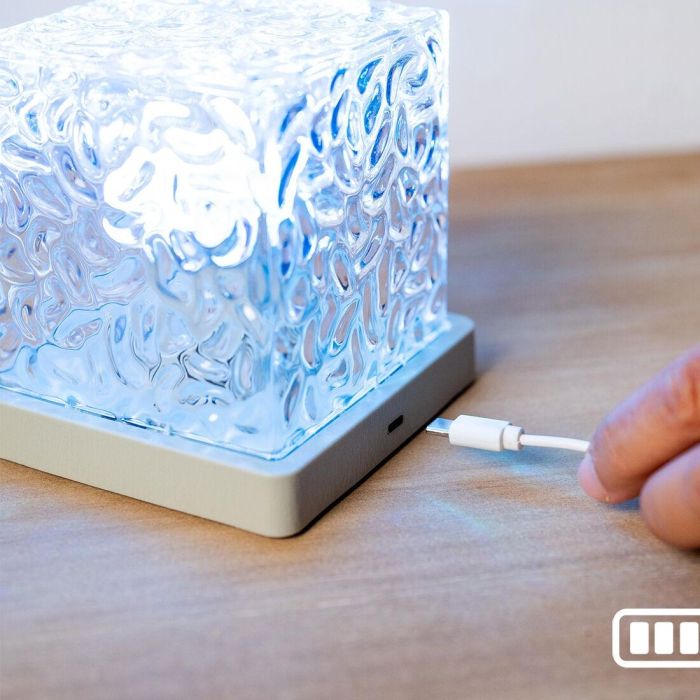 Proyector LED de Auroras Boreales Recargable Boralamp InnovaGoods 7 Proyector LED de Auroras Boreales Recargable Boralamp InnovaGoods 7