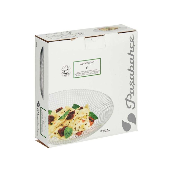 Pasabahce Set 6 Platos Hondo Generation 21.5 cm (Set de 4) 2