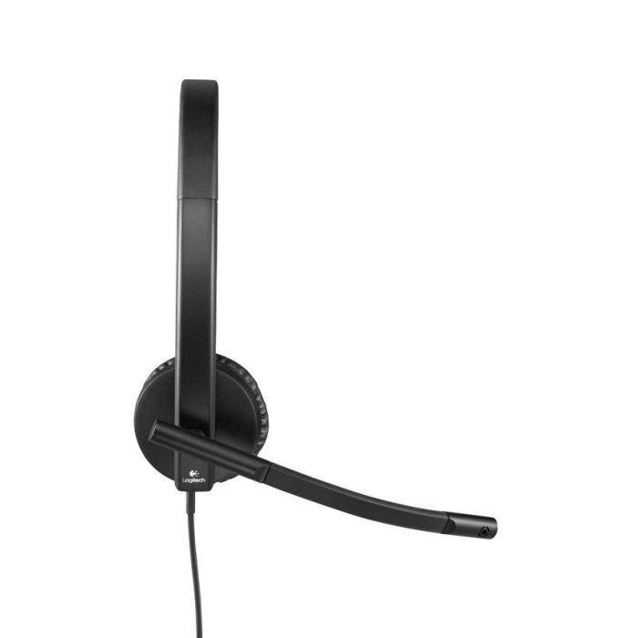 Logitech Auricular Biaural Estereo Con Micrófono, Usb - H570E 3 Logitech Auricular Biaural Estereo Con Micrófono, Usb - H570E 3