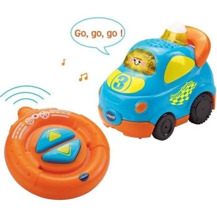 VTECH Ma Tut Tut Radio Control Hugo Súper Turbo – Coche RC con 3 Canciones, 6 Melodías, Frases y Sonidos Divertidos 0 VTECH Ma Tut Tut Radio Control Hugo Súper Turbo – Coche RC con 3 Canciones, 6 Melodías, Frases y Sonidos Divertidos 0