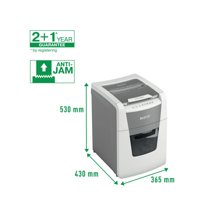 Trituradora de Papel Micro Corte Leitz IQ 100 Autofeed 3