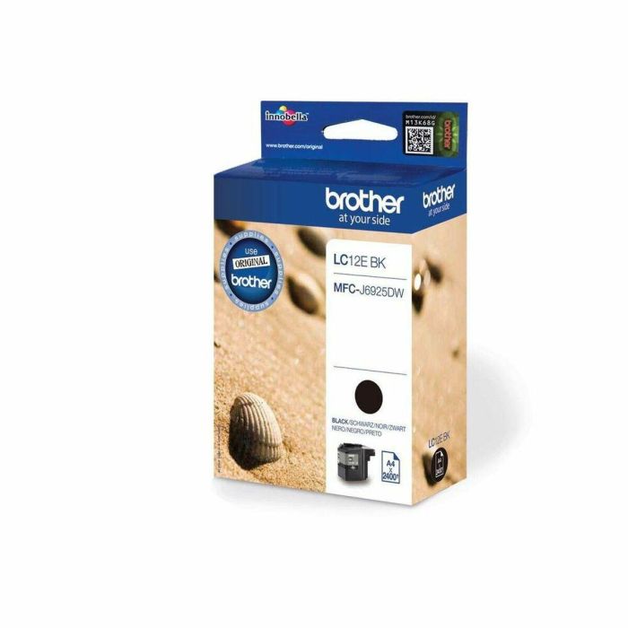 Cartucho de Tinta Original Brother LC-12EBK Negro 1