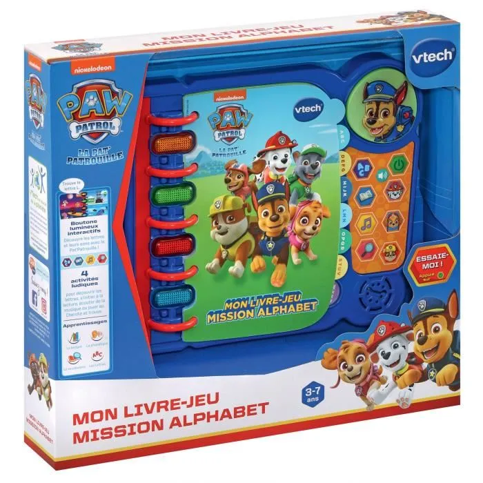 Vtech VT3417766181053 Juego Del Alfabeto de Mi Misión - Paw Patrol - Idioma Francés 3