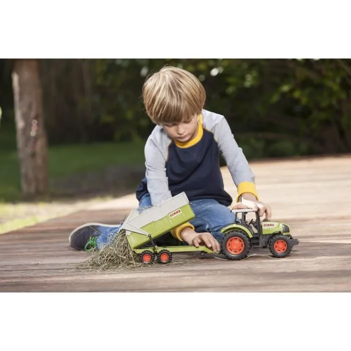 Dickie Toys Tractor con Remolque CLAAS 57cm 5