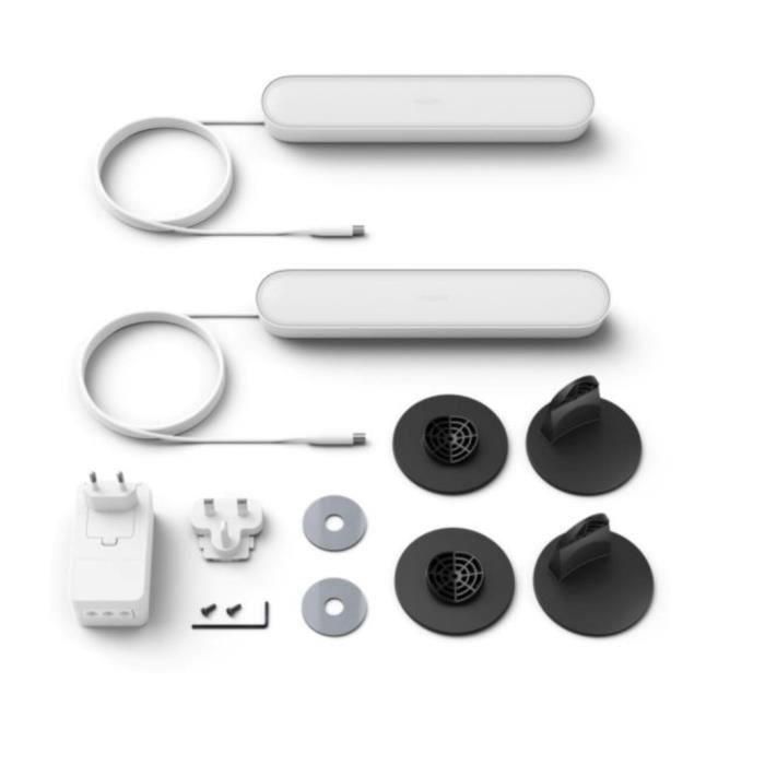 Philips Hue Play Pack x2 - Blanco 4 Philips Hue Play Pack x2 - Blanco 4