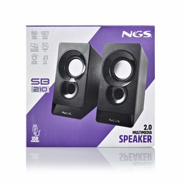 Altavoces NGS SB210 Negro 12 W 5 Altavoces NGS SB210 Negro 12 W 5
