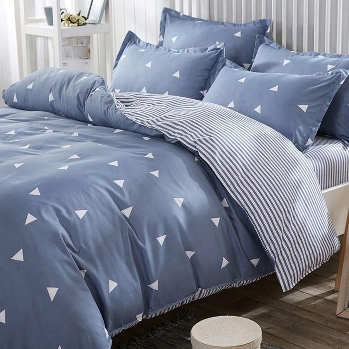 Juego de Cama ASI8681875217148 - 1 Funda Nórdica 220x240 cm + 2 Fundas de Almohada 60x60 cm - Algodón/Poliéster Azul 0 Juego de Cama ASI8681875217148 - 1 Funda Nórdica 220x240 cm + 2 Fundas de Almohada 60x60 cm - Algodón/Poliéster Azul 0