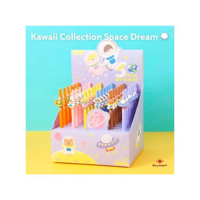 Roymart Bolis Gel Space Dream Colores Surtidos Expositor 36 Unidades