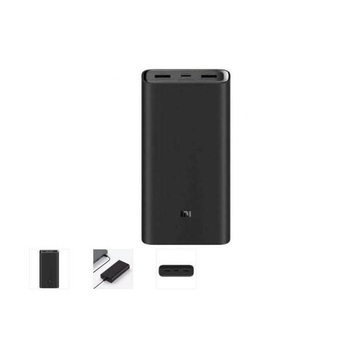 Xiaomi Power bank 20000mAh Mi 50W Negra USB-C/USB-A