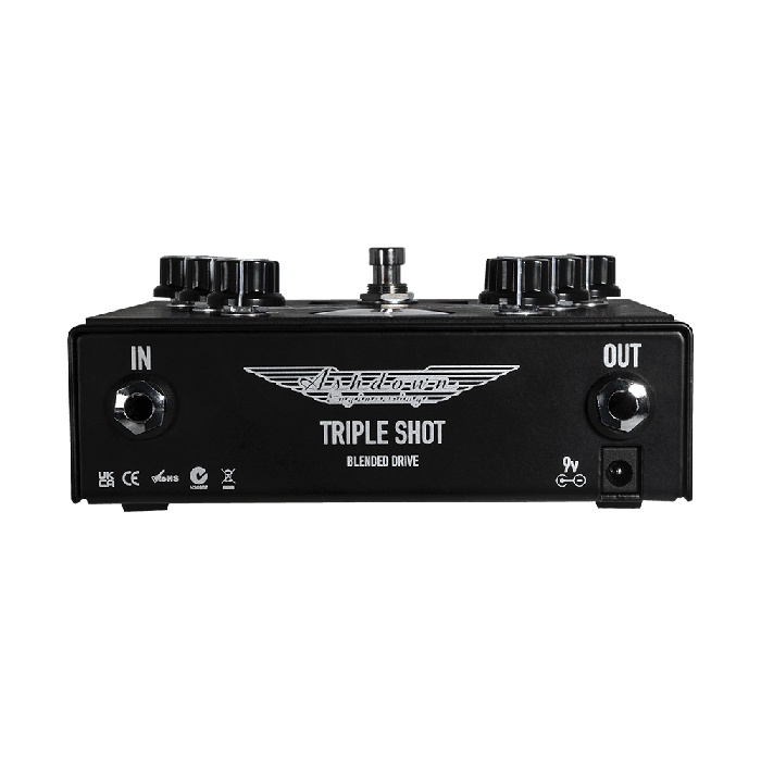Pedal De Distorsión De 3 Bandas Ashdown Triple Shot 3 Pedal De Distorsión De 3 Bandas Ashdown Triple Shot 3
