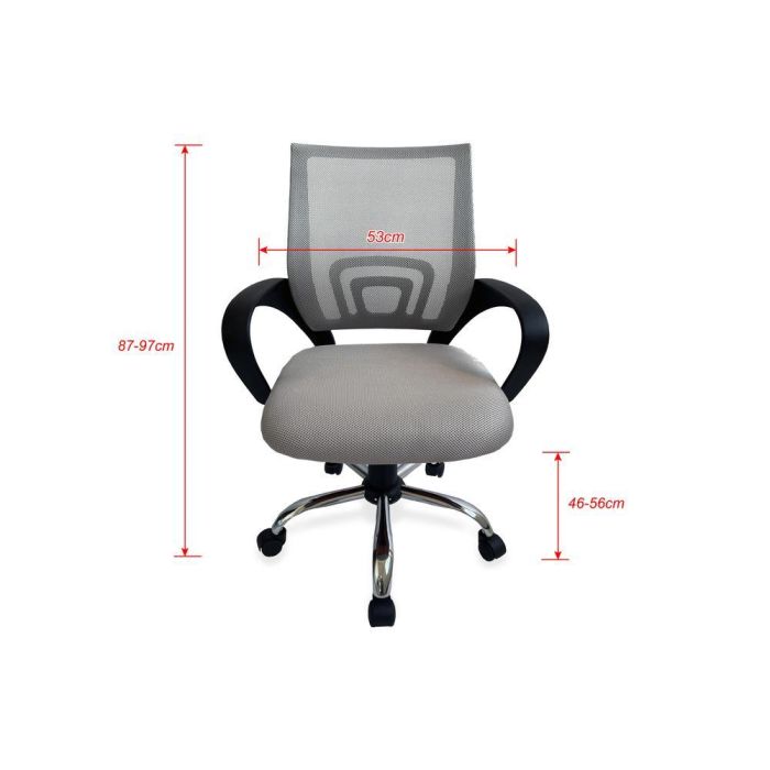 Silla Oficina Equip 651015 gris Ergonomica 4 Silla Oficina Equip 651015 gris Ergonomica 4