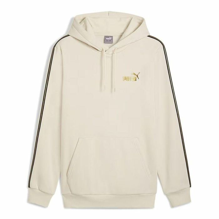 Sudadera con Capucha Hombre Puma Ess Tape Minimal Gold Fl Beige 0 Sudadera con Capucha Hombre Puma Ess Tape Minimal Gold Fl Beige 0