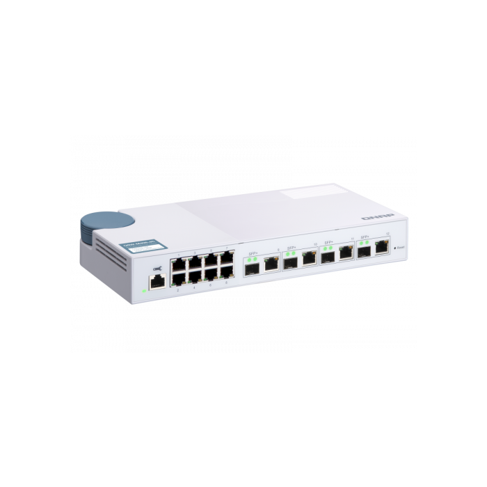 QNAP QSW-M408-4C Switch Gestionado L2 Gigabit Ethernet (10/100/1000) Blanco con 8 Puertos RJ-45 y 4 Puertos SFP 3 QNAP QSW-M408-4C Switch Gestionado L2 Gigabit Ethernet (10/100/1000) Blanco con 8 Puertos RJ-45 y 4 Puertos SFP 3