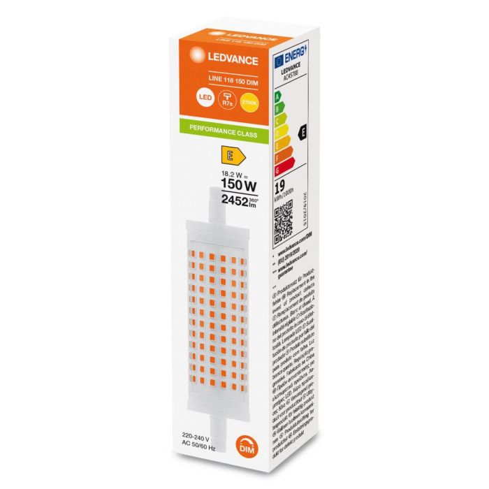 [LVE-4099854048678] Ledvance/Osram Bombilla LED "Special" R7s 18,2W 2452Lm 2700K 300º IP20 Regulable 1