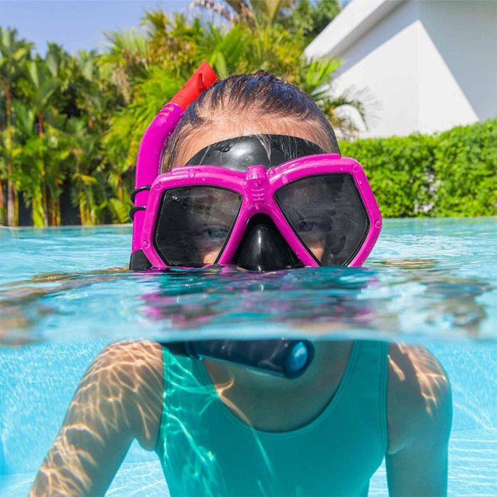 Bestway Conjunto Mascara y Tubo Adulto Valvula de Purga Color Surtido +14 Años Playa y Piscina 24068 1 Bestway Conjunto Mascara y Tubo Adulto Valvula de Purga Color Surtido +14 Años Playa y Piscina 24068 1