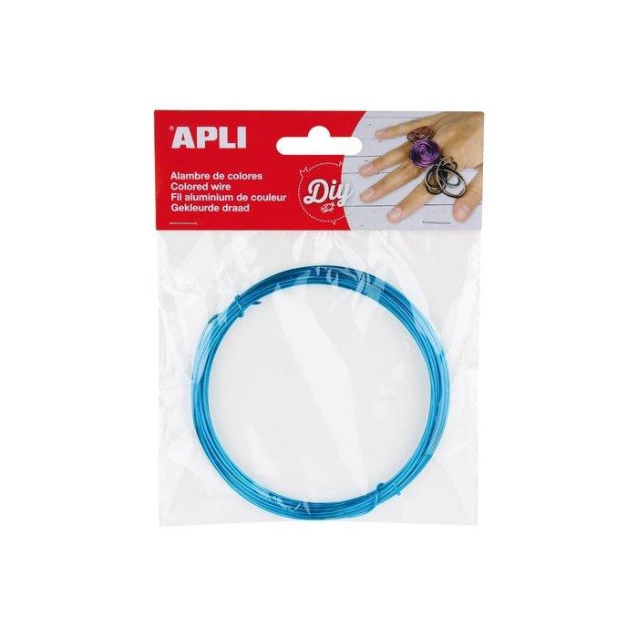 Alambre Apli Ø 1,5 Mm. Azul 5 Metros