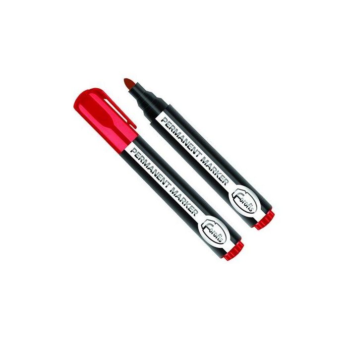 Marcador Permanente Forofis Conico Rojo (Set de 12)