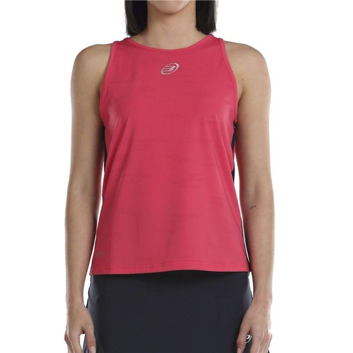 Camiseta para Mujer sin Mangas Bullpadel Unase Rojo Carmesí M Camiseta para Mujer sin Mangas Bullpadel Unase Rojo Carmesí M
