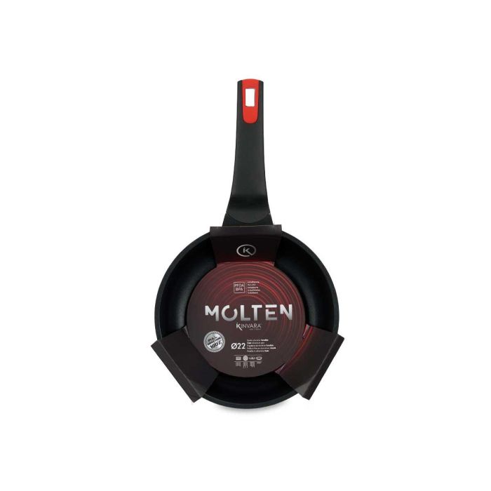 Sartén Kinvara 22 cm aluminio fundido, apto inducción, libre de PFOA y BPA (6 Unidades) 2 Sartén Kinvara 22 cm aluminio fundido, apto inducción, libre de PFOA y BPA (6 Unidades) 2