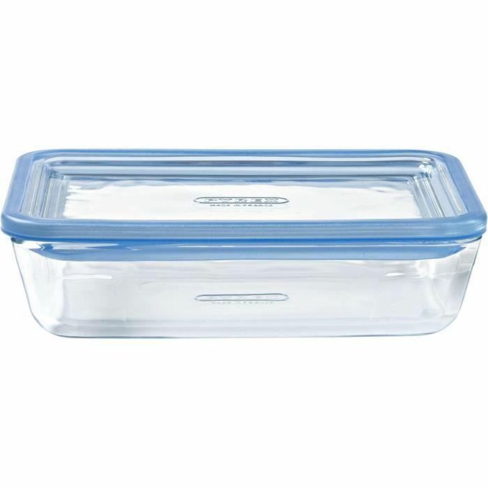 Pyrex 3426470296250 Juego de 3 Recipientes con Tapa de Vidrio Rectangular 1,5 L 14 Pyrex 3426470296250 Juego de 3 Recipientes con Tapa de Vidrio Rectangular 1,5 L 14