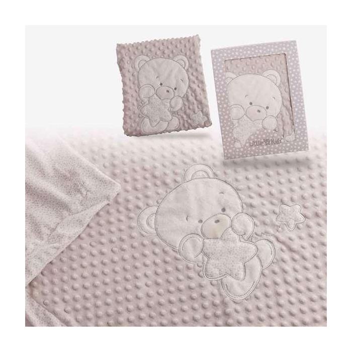 Creaciones Llopis Manta Doble 100x75 cm Oso Bordado Vison en Cajita Regalo 0 Creaciones Llopis Manta Doble 100x75 cm Oso Bordado Vison en Cajita Regalo 0