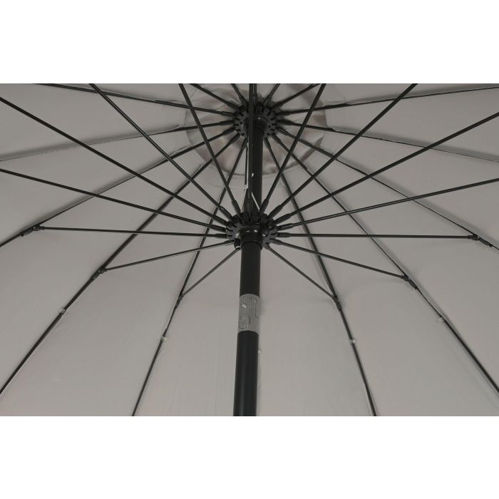 Parasol Terraza Y Jardin DKD Home Decor Gris Negro 280 x 250 x 280 cm 3