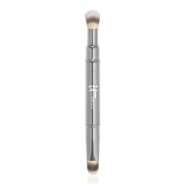It Cosmetics #2 Brocha de Maquillaje Doble Airbrush Corrector Heavenly Luxe para Líquidos y Cremas - Acabado Impecable It Cosmetics #2 Brocha de Maquillaje Doble Airbrush Corrector Heavenly Luxe para Líquidos y Cremas - Acabado Impecable