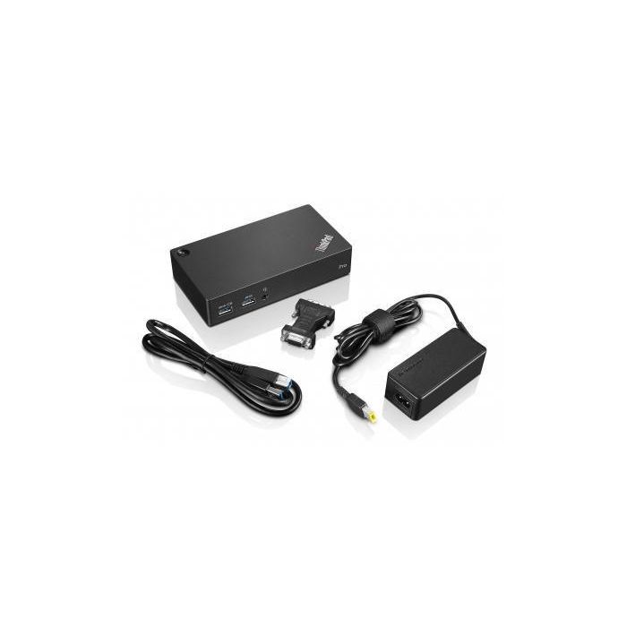 Lenovo ThinkPad USB 3.0 Pro Dock, 236g, Black 2 Lenovo ThinkPad USB 3.0 Pro Dock, 236g, Black 2