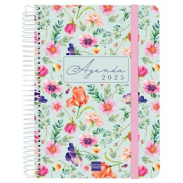 Agenda Finocam CLOE A5 15,5 x 21,2 cm 2025 Floral Agenda Finocam CLOE A5 15,5 x 21,2 cm 2025 Floral