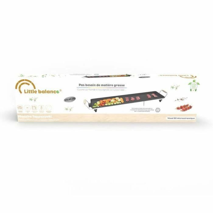 Little Balance LIT3760240787426 Plancha Eléctrica 8742 Madera 90 con Mangos de Madera, 2000W, 90 cm 2 Little Balance LIT3760240787426 Plancha Eléctrica 8742 Madera 90 con Mangos de Madera, 2000W, 90 cm 2