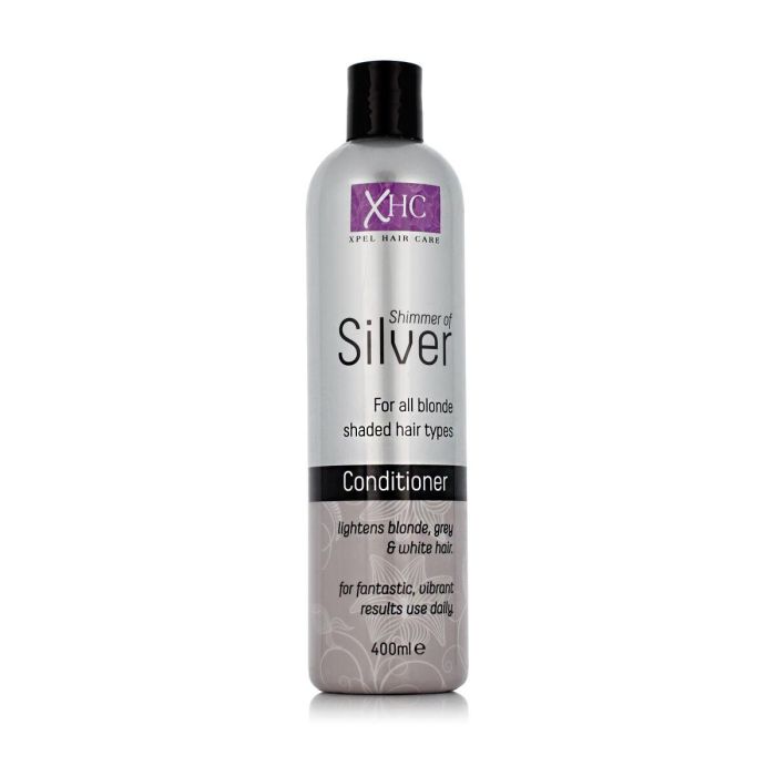 Acondicionador para Cabellos Rubios o Canosos Xpel Shimmer of Silver 400 ml