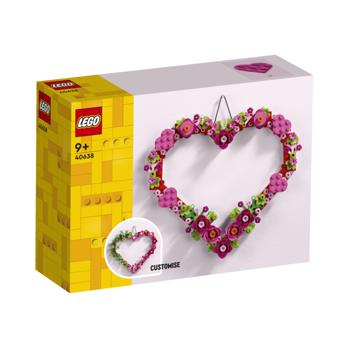Lego 40638 Decoración en Forma de Corazón Juguete para Niños y Niñas a Partir de 9 Años 0 Lego 40638 Decoración en Forma de Corazón Juguete para Niños y Niñas a Partir de 9 Años 0