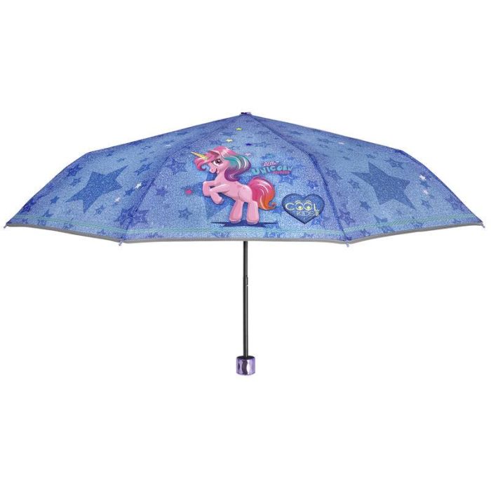 Paraguas plegable manual Unicornio 50cm 1