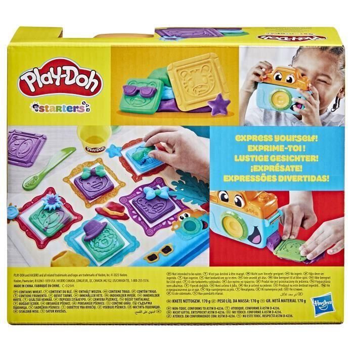 Set de fotos divertido play doh con 3 botes de plastilina y accesorios. 4 Set de fotos divertido play doh con 3 botes de plastilina y accesorios. 4