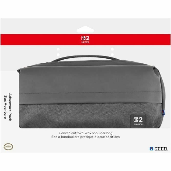 Hori 4961818039964 Estuche Protector y de Transporte para Nintendo Switch y Switch 2 con Almacenamiento de Accesorios y Juegos, Negro 4