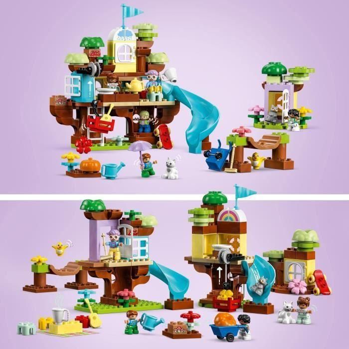 LEGO 10993 DUPLO Set de construcción La Cabaña en el Árbol 3 en 1, juguete educativo con ladrillos para niños +3 años 1 LEGO 10993 DUPLO Set de construcción La Cabaña en el Árbol 3 en 1, juguete educativo con ladrillos para niños +3 años 1