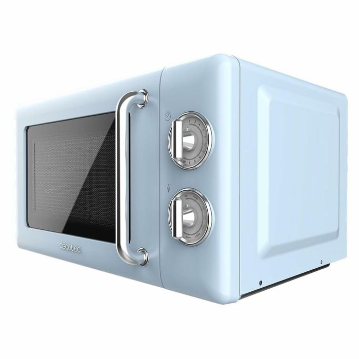 Cecotec ProClean 3110 Retro Encimera Microondas con grill 20 L 700 W Azul 1 Cecotec ProClean 3110 Retro Encimera Microondas con grill 20 L 700 W Azul 1