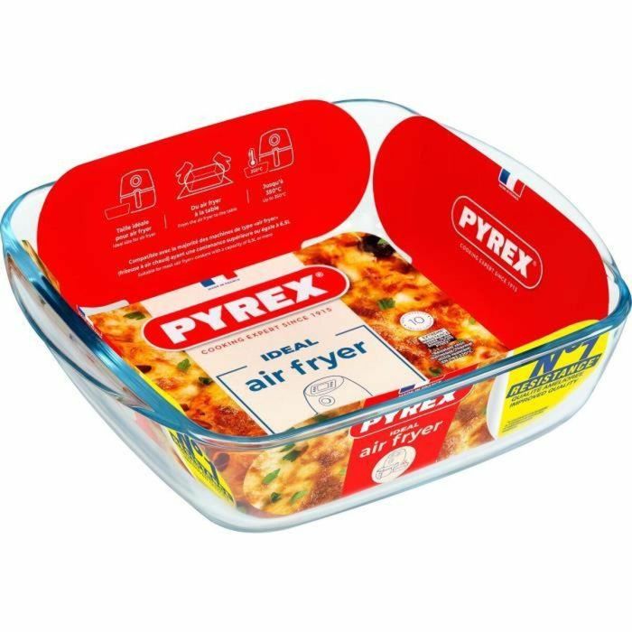 Pyrex Fuente Cuadrada Vidrio Prepware 25x22 cm - 2,2 L, Horno Microondas Lavavajillas, Resistente -40°C a 300°C, 10 años garantía 0 Pyrex Fuente Cuadrada Vidrio Prepware 25x22 cm - 2,2 L, Horno Microondas Lavavajillas, Resistente -40°C a 300°C, 10 años garantía 0