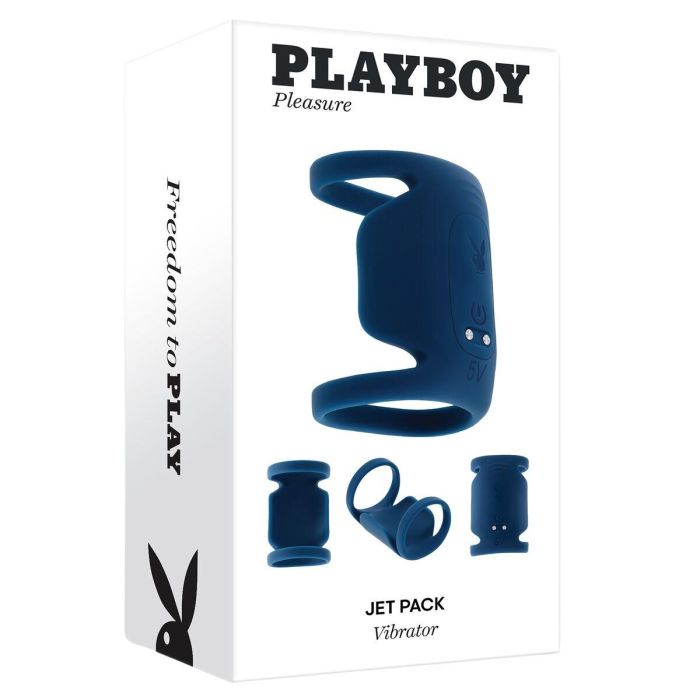 Anillo Vibrador Evolved Playboy Azul 1 Anillo Vibrador Evolved Playboy Azul 1