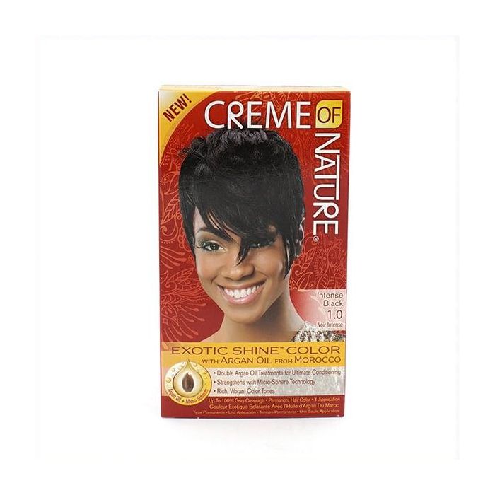 Creme of Nature Crema de Color con Aceite de Argán Intense Black 1.0