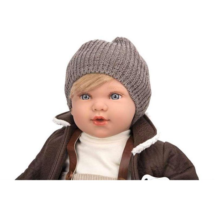 Muñecas Arias Muñeca Iria 45 cm Marron C/Mecanismo 14 Sonidos Magnetico Try Me