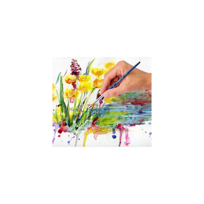 Pincel Staedtler 989 Escolar Blister De 3 (Redondo Nº2, Redondo Nº8 Y Plano Nº 8 6