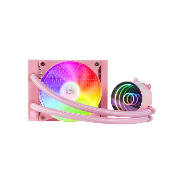 Mars Gaming ML-ONE120 Rosa Refrigeración Líquida CPU TDP 200W Espejo Infinito Ventilador FRGB Silencioso Multisocket Universal 1 Mars Gaming ML-ONE120 Rosa Refrigeración Líquida CPU TDP 200W Espejo Infinito Ventilador FRGB Silencioso Multisocket Universal 1